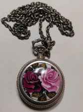 Taschenuhr Novus Emaille Swiss  ETA 