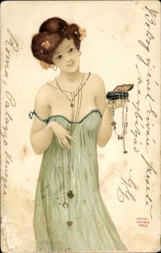 Jugendstil künstler litho - jugendstil,