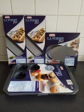 KAISER La Forme Plus - vier Backformen  Quiche, Tarte,  Obstkuchen - Muffin