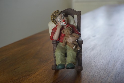 Gilde clown mit teddybär - gilde,