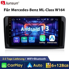 Autoradio Für Benz ML W164 GL X164 Carplay Android 13 GPS Nav WIFI DAB BT 6+128G