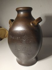Einzigartige und sehr seltene handgefertigte Vase Antiker Krug Tongefäß mit Henk
