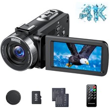 ✅Videokamera Camcorder 4K