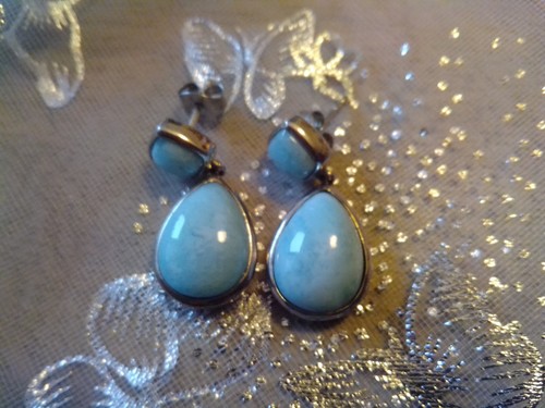 Larimar ohrringe ohrstecker - larimar,