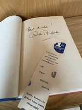 David Niven SIGNED Book Go Slowly Come Back Quickly1981 1st Edition 1st    ID126