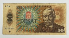 Banknote 10 Korun 1986 Tschechoslowakei - Desat Korun Czechoslovakia