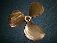 Bootspropeller Bronze Messing 3 Blatt