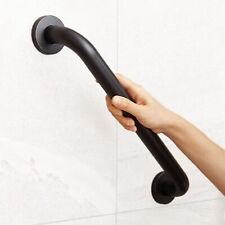 Haltegriff Edelstahl Badewannengriff Handgriff Duschgriff Schwarz matt ø30mm V2A