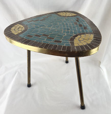 50er Jahre Mosaik Blumentisch Blumenhocker sehr Dekorativ