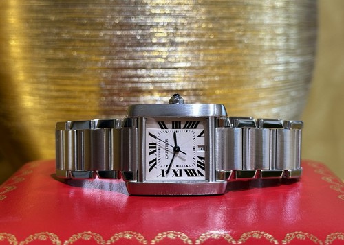 Cartier tank francaise - tank, stahl
