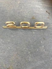 Typenschild  200 für Mercedes W115 zweite Serie oder W123