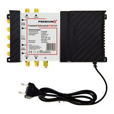 PremiumX 5/4 Multischalter SAT Multiswitch Satelliten Verteiler 4 Teilnehmer HD