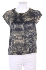 KOOKAI Shortsleeve Blouse Print Cut-out EUR 38 = D 36 multicolor