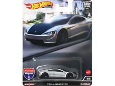 TESLA Roadster - silver / black - Hot Wheels 1:64
