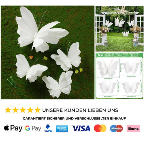 Schmetterling deko stück - schmetterling, 4