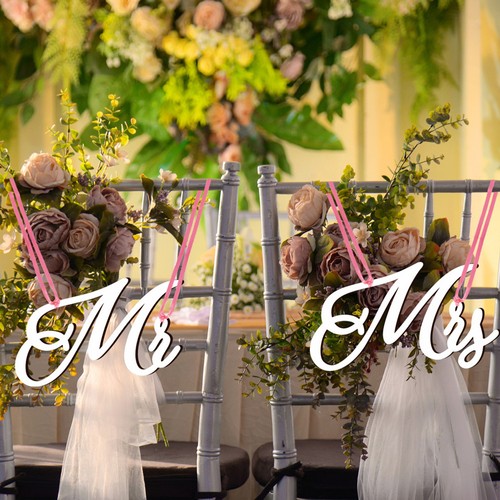 Mrs schild hochzeit - mrs,