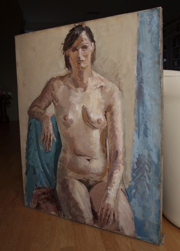Kunstvolles gemälde frau - gemälde.,