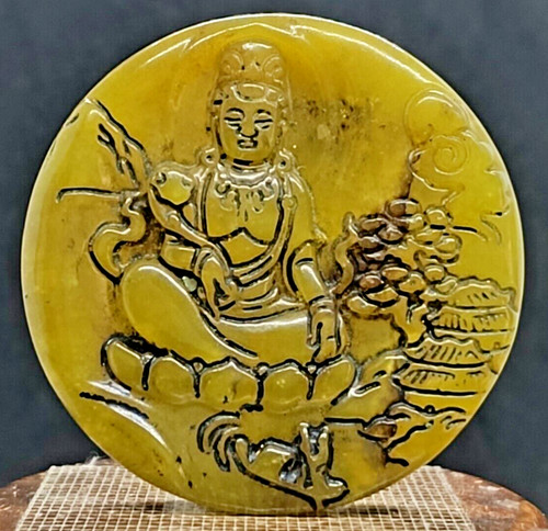 Jade hetian alter guanyin - jade,