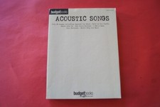 Budget Books: Acoustic Songs