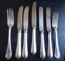 CHRISTOFLE  - Dessertbesteck - Konvolut -  Mod. Spatours  -  versilbert