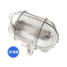 Ovalleuchte Kellerleuchte E27 Feuchtraum Leuchte IP44 Garage Werkstatt (321177)