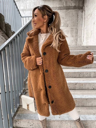 Damen plüsch warme teddyfell - plüsch,