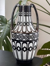 Rosenthal Selb Bavaria Vase mit edler/sehr seltener Metallauflage