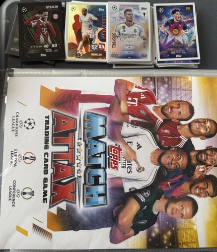 Topps match attax mappe - 25/26,
