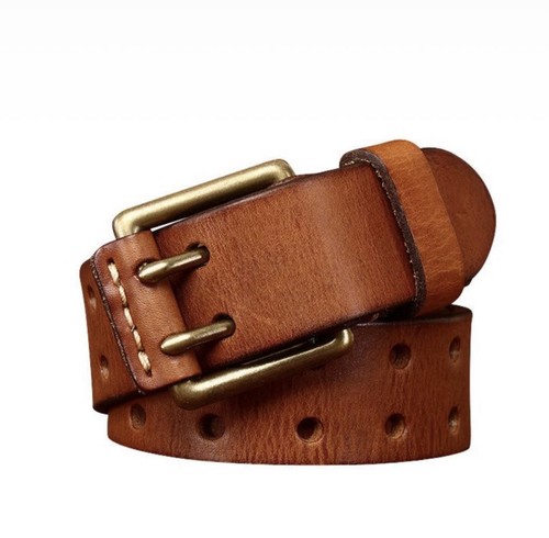 Echte leder gürtel 4cm - echte,