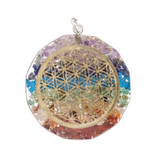 Orgonit chakra anhänger mit - orgonit,