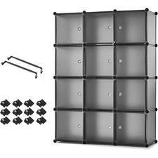 Kleiderschrank, Steckregal
