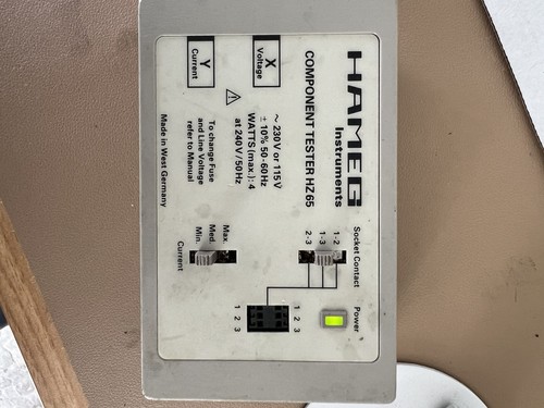 Hameg component tester - component,