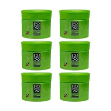 6x Fonex Styling Wax Matte Look Haarwachs Matt Effect (6x 100ml) Grün 600ml