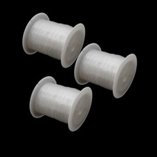 Perlenfaden Transparent Thread 0,2/0,4/0,5/0,6/0,8 mm Silikon für Schmuck Wahlen
