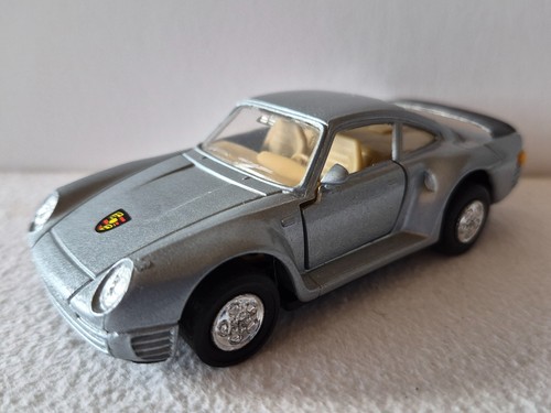 Modellauto porsche 959 silber - porsche,