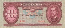 Ungarn Hungary 100 Forint 1968