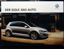 VW Golf 7 Prospekt 11.2012, Trendline Comfortline Highline  neuwertig!