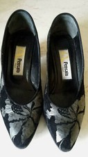 Fernando Pensato Pumps Designer Schuhe Gr. 38 1/2  Neuw. schwarz Gr. 38,5
