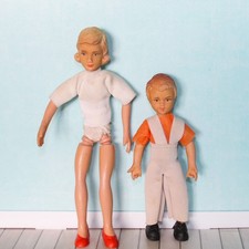 Alte Puppenhaus Puppen