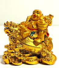 Lachender Buddha auf Drachen &