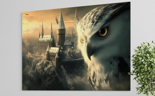 Hogwarts schloss leinwand - schloss, bild