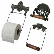 Vintage Toilettenpapierhalter Klopapierhalter WC-Zubehör Aufbewahrung Gusseisen