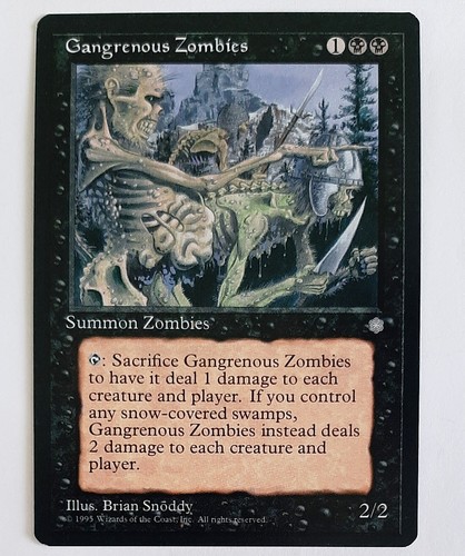 Gangrenous zombies ice - ►gangrenous,