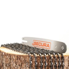8x SECURA Sägekette 3/8"