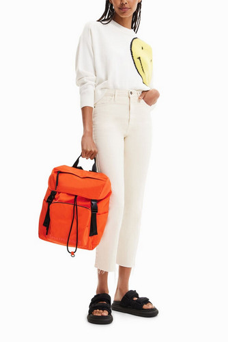 Desigual rucksack orange damen - rucksack,