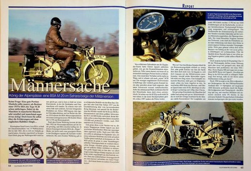 Oldtimer praxis 1963 bsa 20 - praxis, m