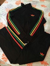 Adidas Jamaica Turnanzug ?? Adidas Jacket tracksuit Adidas Rasta M 