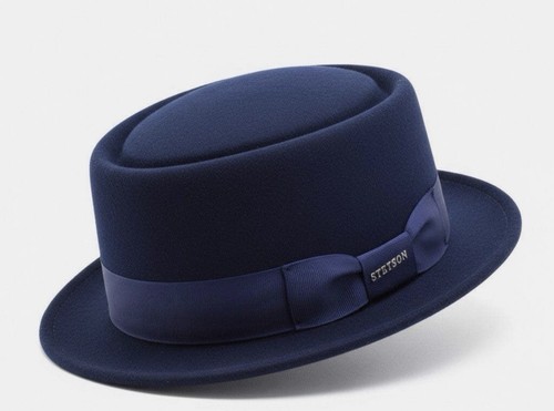 Navy blue stetson cranston - blue,