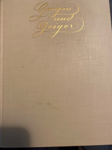 Franz farga geigen und geiger - geigen,