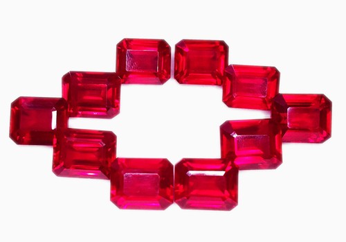 Natürlicher roter rubin - roter,